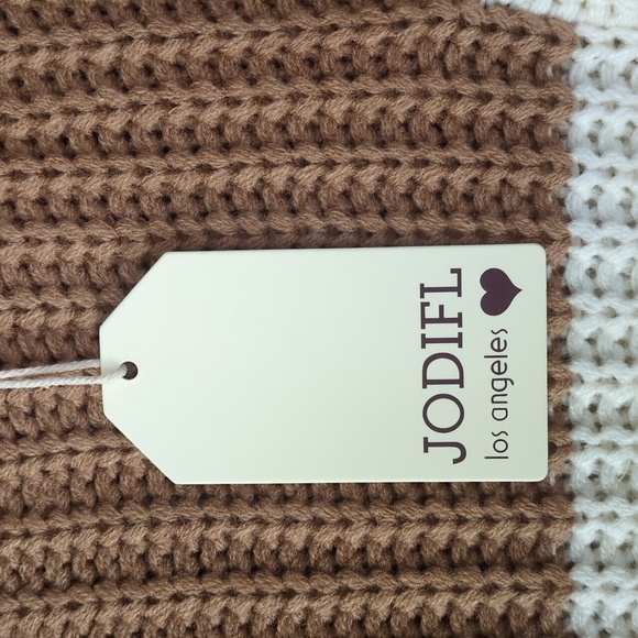 JODIFL Women's Colorblock Oversized Knit‎ Sweater Size S - Picture 5 of 7